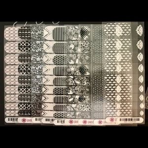 Jamberry Clear half sheets lot of 10